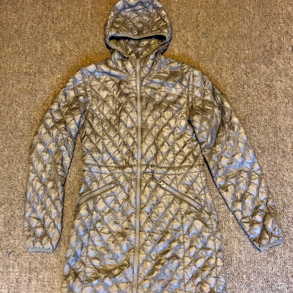 The North Face long puffer jacket small